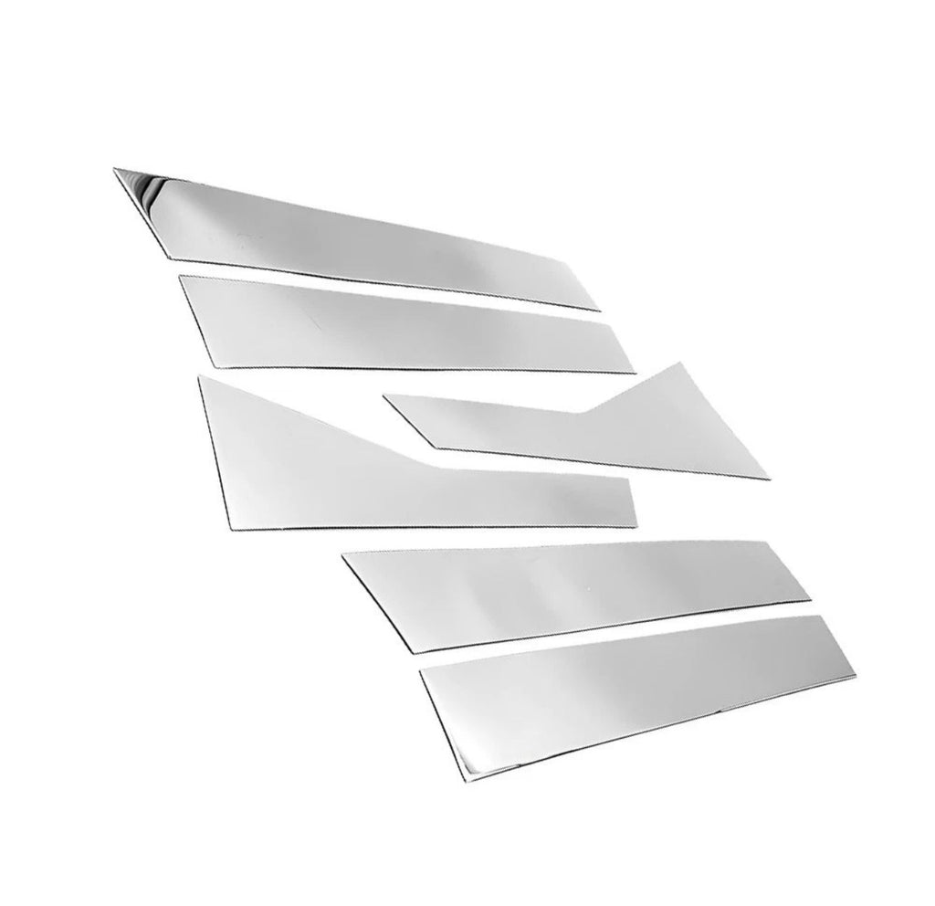 6pcs Pillar Post for Honda Accord 2018-2022 Window Door Trim Cover Chrome