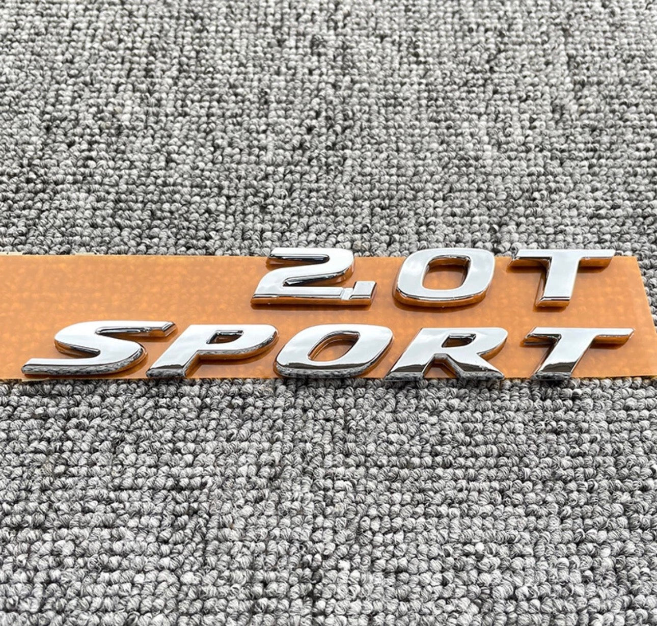 Rear Logo 2018-2022 "2.0T Sport" Badge Emblem Nameplate Chrome