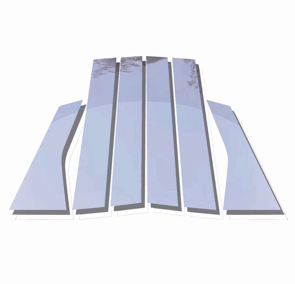 6pcs Pillar Post for Honda Accord 2018-2022 Window Door Trim Cover Chrome
