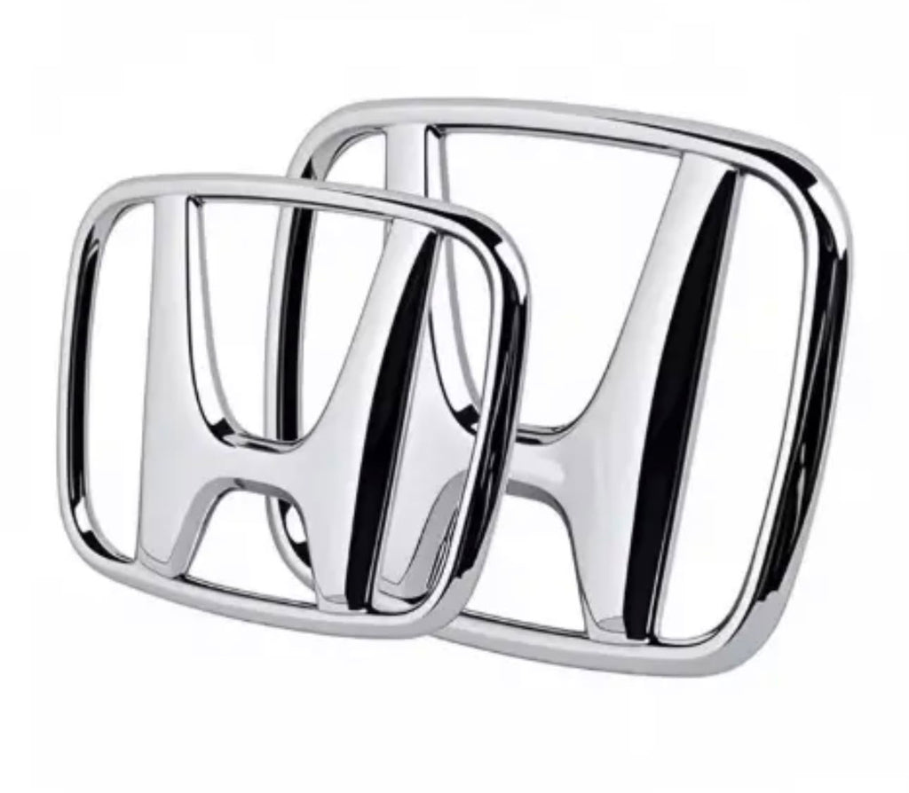 Emblem set for 2013–2023 Honda Accord (9th/10th generation and facelift models), ABS, front and rear logos.